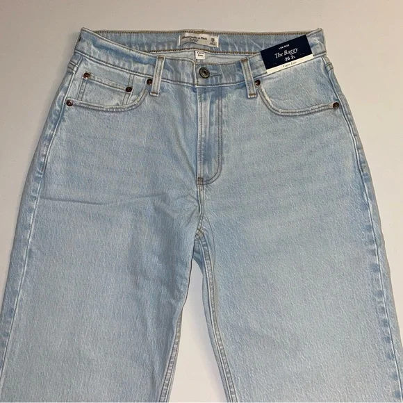 Abercrombie & Fitch | Curve Love Low Rise Baggy Jean - Size 26 Long - Picture 4 of 8